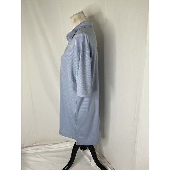 Dunning Polo Men’s Shirt Grey Pattern Short Sleeve Athletic Golf Size Large - Picture 5 of 8